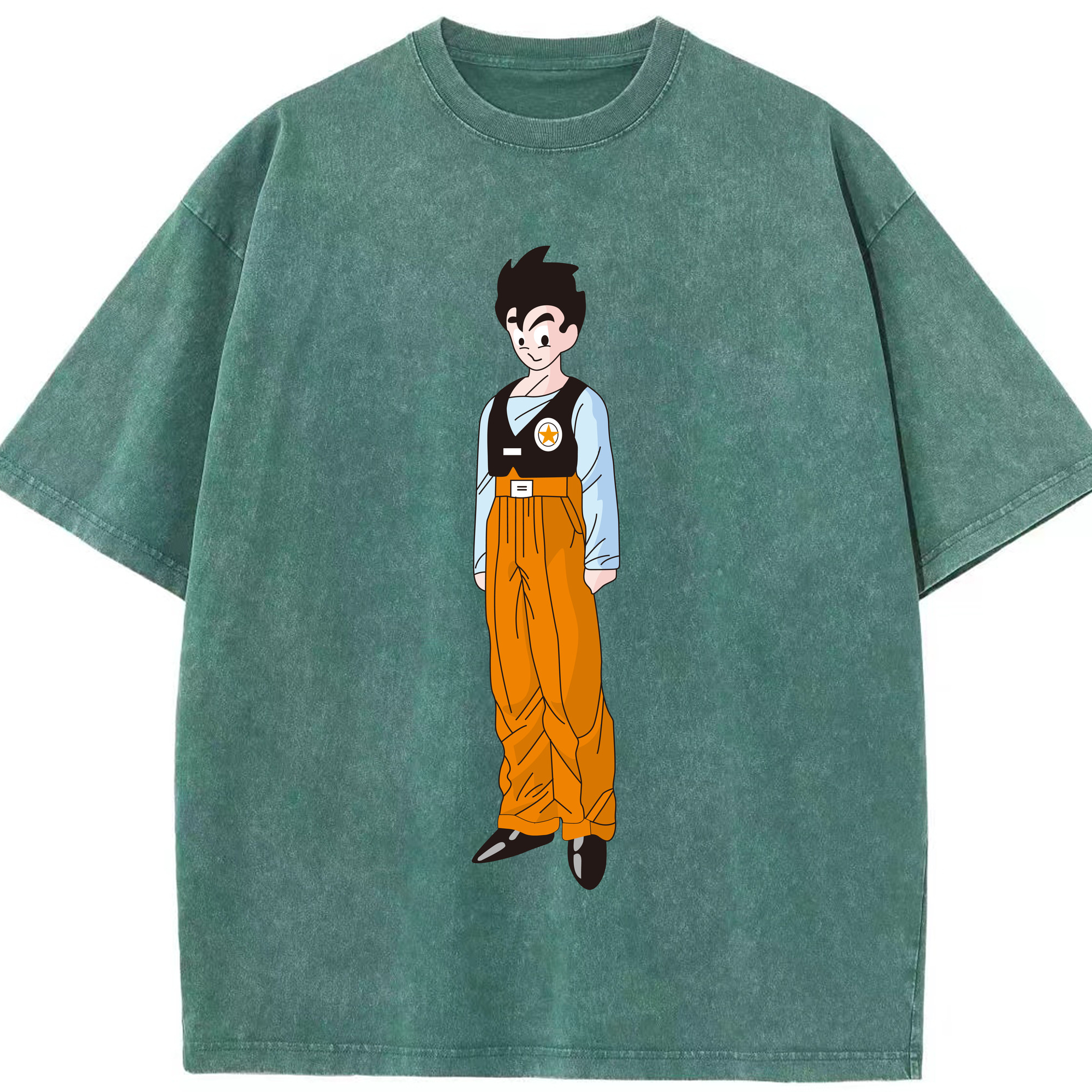 （画像用） ドラゴンボール DRAGON BALL 綿100% ヴィンテージ風 半袖Tシャツ（フロントプリント）